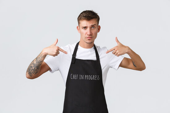 Personalizuota prijuostė su užrašu ar logotipu 👩🍳